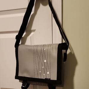 Holly Aikin Gray Messenger Bag